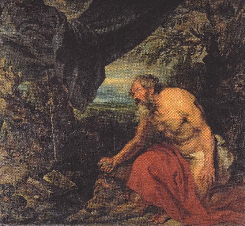 Anthony Van Dyck St Jerome Spain oil painting art